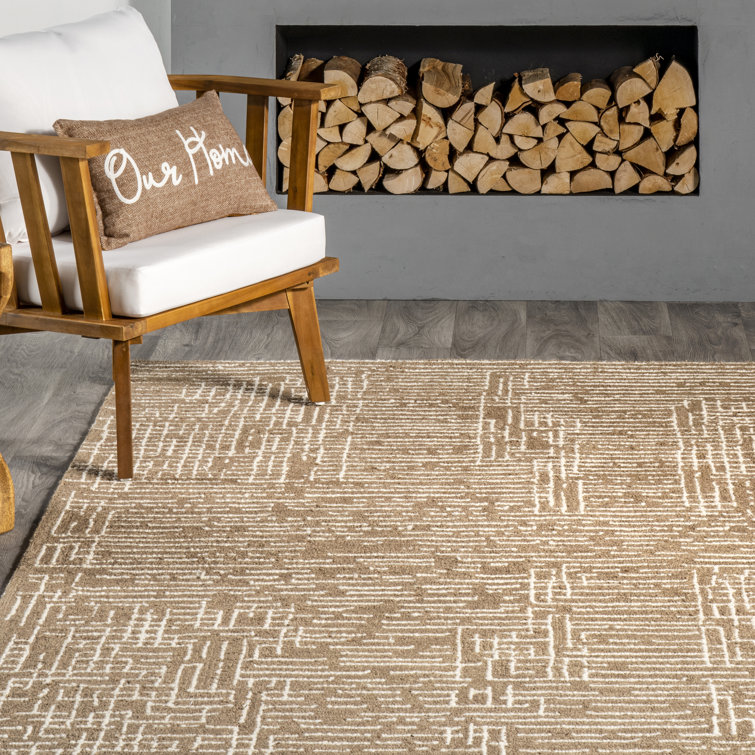 Arvin Olano x Rugs USA Hive Jute and Wool Area Rug AllModern